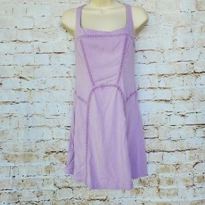 Free People Lavender Purple Sz S Mini Dress Knit